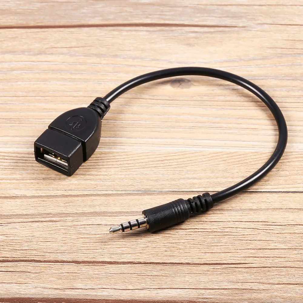 3,5 мм штекер USB Женский Кабель Аудио разъем AUX USB штекер аудио конвертер Кабель