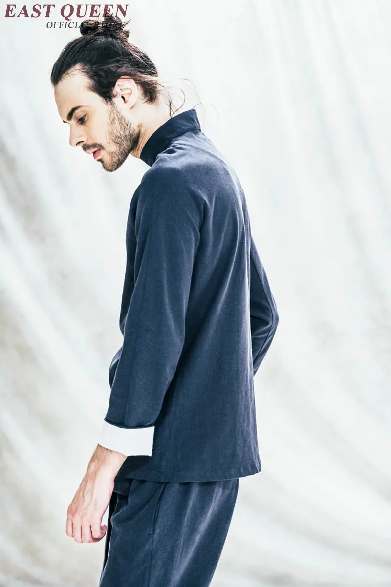 Традиционная китайская одежда Длинные рукава Китайский традиционный мужская