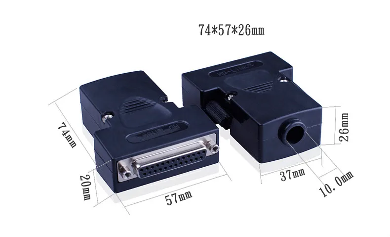 D-SUB разъем DB25 мужской/женский 25Pin разъем DB25 Breakout терминал Solderless разъемы