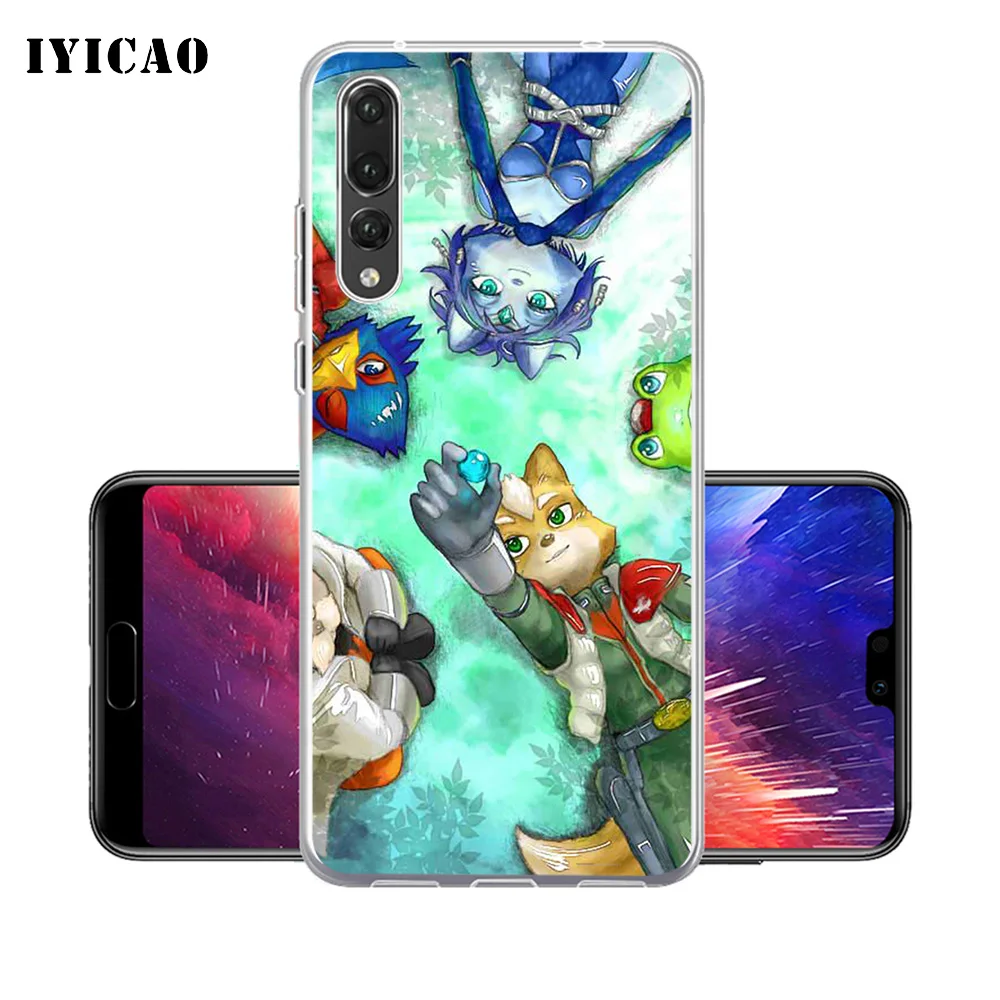 Мягкий силиконовый чехол для телефона IYICAO star fox Huawei P30 P20 Pro P10 P9 P8 Lite P Smart TPU |