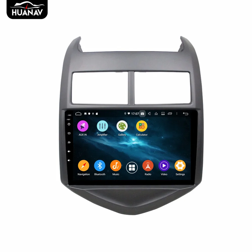 DSP Android 9 0 автомобильный без DVD плеера GPS навигация для Chevrolet Aveo 2011 + Авторадио