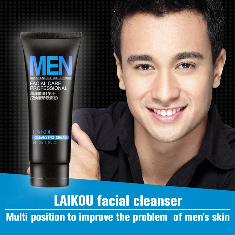 Средства для умывания лица Для мужчин очищающее средство скрабы натурального