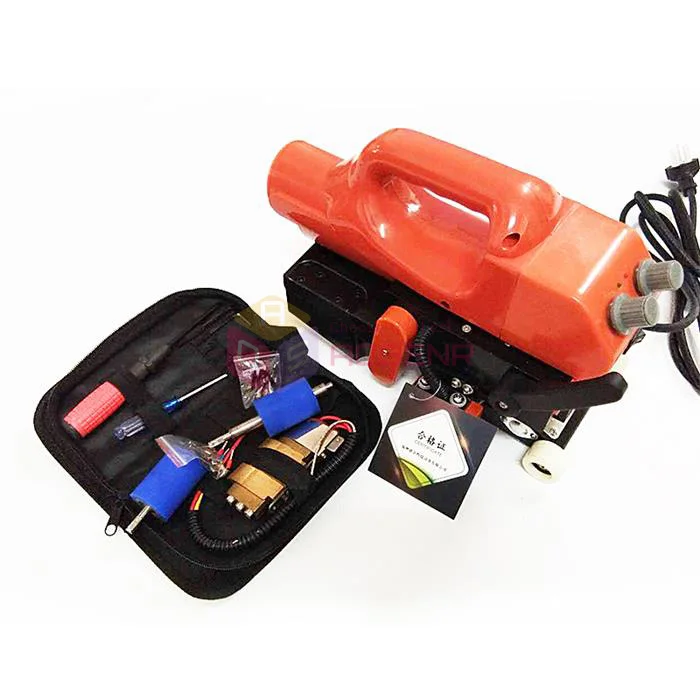 220V 1100W лист HDPE геомембранный сварочный аппарат горячего клина Пластик лайнер ПВХ