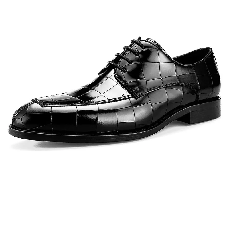 GRIMENTIN/свадебные модельные туфли мужские туфли-оксфорды из натуральной кожи на