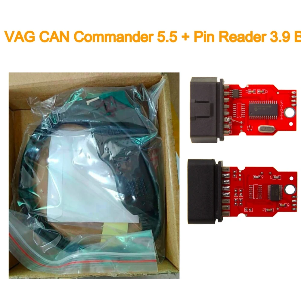 VAG K CAN Commander 5 + Pin Reader 3 9 бета КМ Программа OBD2 сканер Бесплатная доставка |