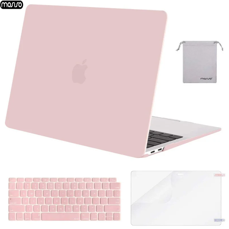 Новый чехол для ноутбука MOSISO 2019 MacBook Air 13 2018 с клавиатурой прозрачный матовый