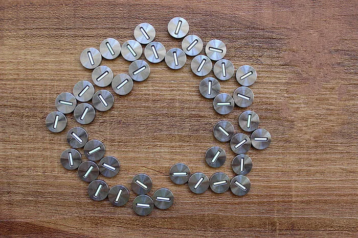 Самосветящиеся 25 лет DIY титановый чип 1 5x6 мм тритиевые трубки патч светящиеся