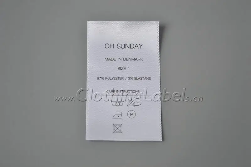 

Атласная этикетка для одежды, индивидуальный логотип, атласная этикетка, этикетка для печати, более низкий минимальный заказ, этикетка для ...