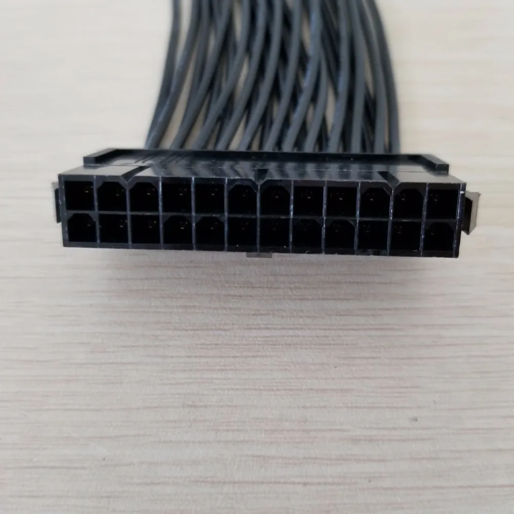 10 шт./лот ATX материнская плата 24Pin блок питания удлинитель 18AWG для ПК DIY 20 см/7 8