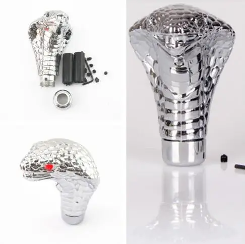Autos LED Red Eyes 3D змея кобра палка рычаг переключения скоростей ручка передач головка