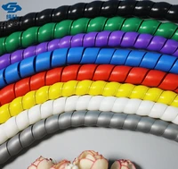 2m 12mm spiral wire organizer wrap tube flame retardant colorful spiral bands diameter cable casing cable sleeves winding pipe