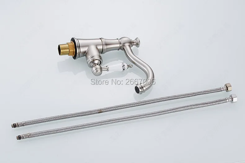 Бесплатная доставка высококачественный Хрустальный смеситель для раковины