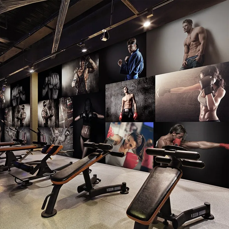 Фотообои для занятий боксом на заказ индивидуальная тема художественные росписи
