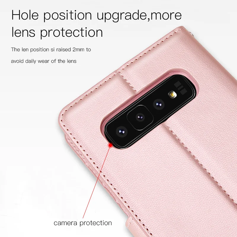 LUPHIE роскошный кожаный кошелек чехол для samsung Galaxy S10 S9 плюс S10e Note 9 раскладные чехлы-подставки для samsung A20 A30 A50 A70 крышка
