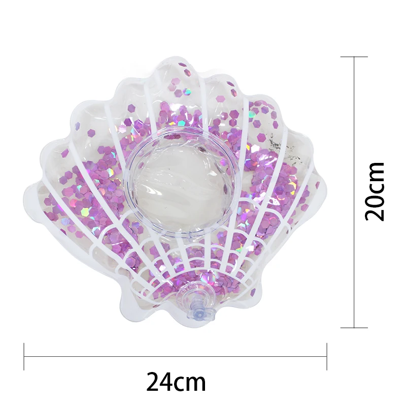5 шт./компл. блеск оболочки плавающие подставки для напитков подстаканник