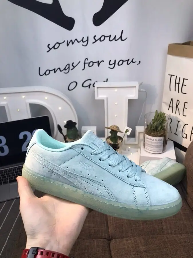 2018 Новое поступление Puma Suede CLASSIC человека и Для женщин Спорт Кроссовки бадминтон