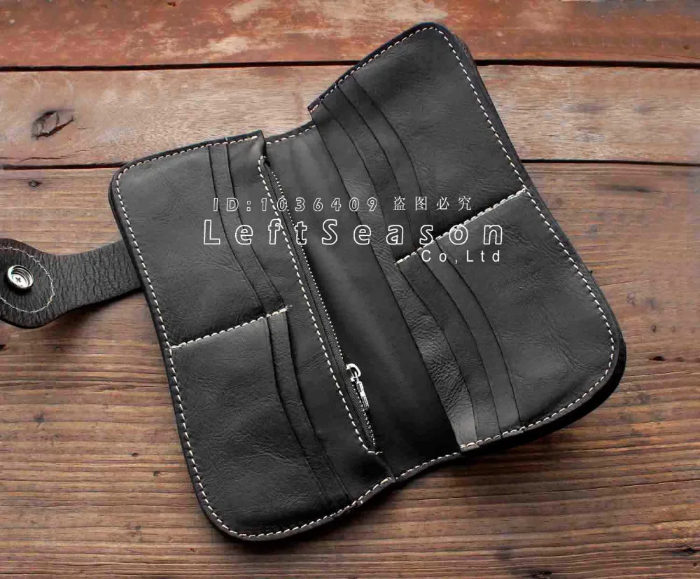 Кошелек ручной работы из кожзаменителя с длинной цепочкой | Багаж и сумки