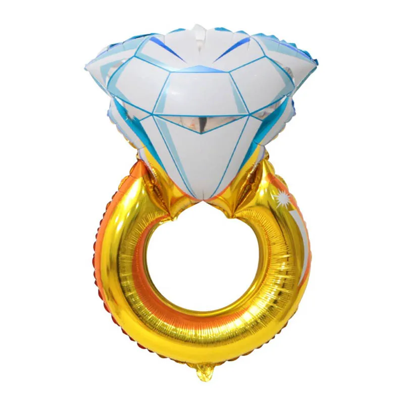 1 шт. надувное кольцо с бриллиантами|Воздушные шары и аксессуары| |