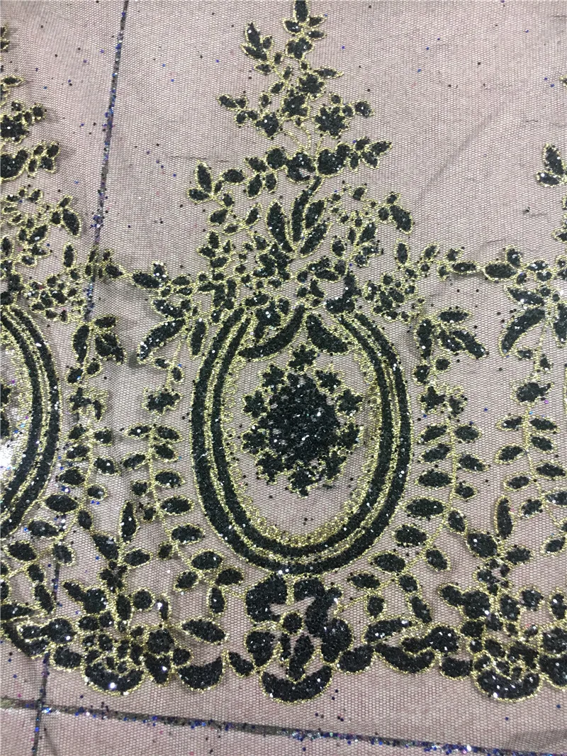 Новинка 20 ярдов/партия кружевная отделка с приклеенными блестками JRB-102822 Тюлевое