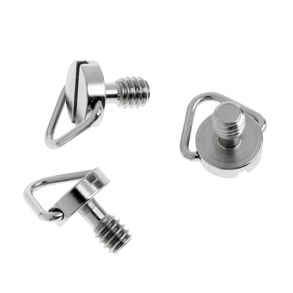 3pcs Pack Converter Threaded Screws Adaptor Mount for Scuba Diving Photography Camera Base Water Sports Small Tools 1/4' | Спорт и