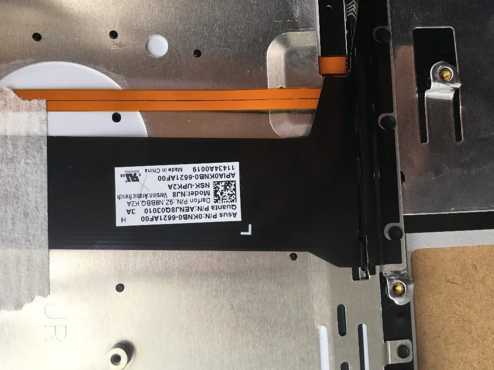 AF арабо-Французская клавиатура для рук ASUS G56 N56 N56VB N56VJ верхняя крышка чехол BlackN56VM