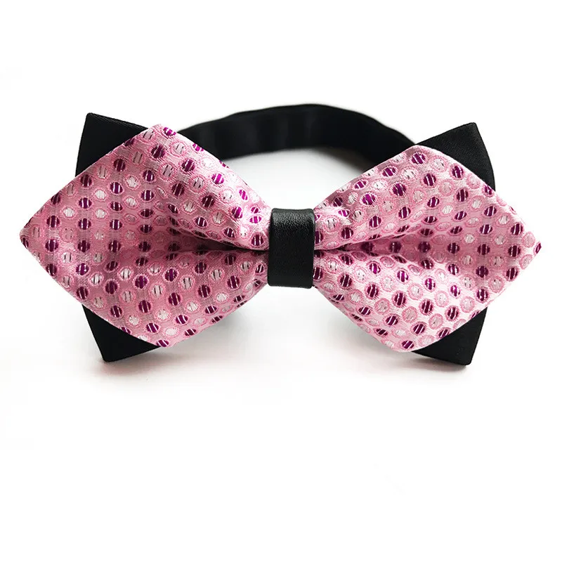 Острый Лавандовый модный Официальный галстук бабочка мужские галстуки бабочки