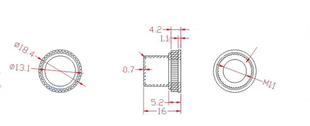 Автоматический выключатель водонепроницаемый пылезащитный колпачок с плоской