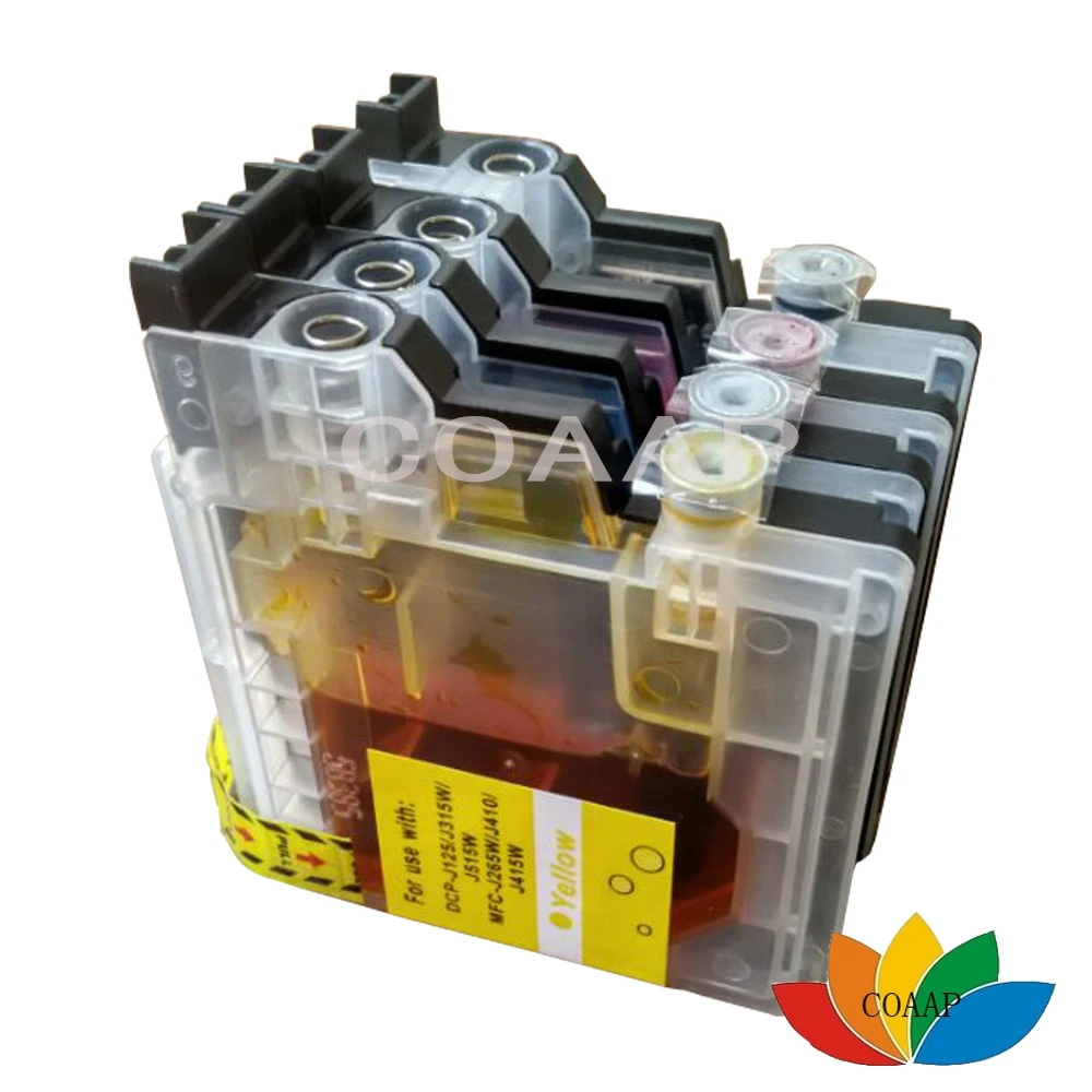 8 x LC985 LC39 LC975 совместимый чернильный картридж для принтера Brother DCP J125 J315W J515W MFC J265W J410