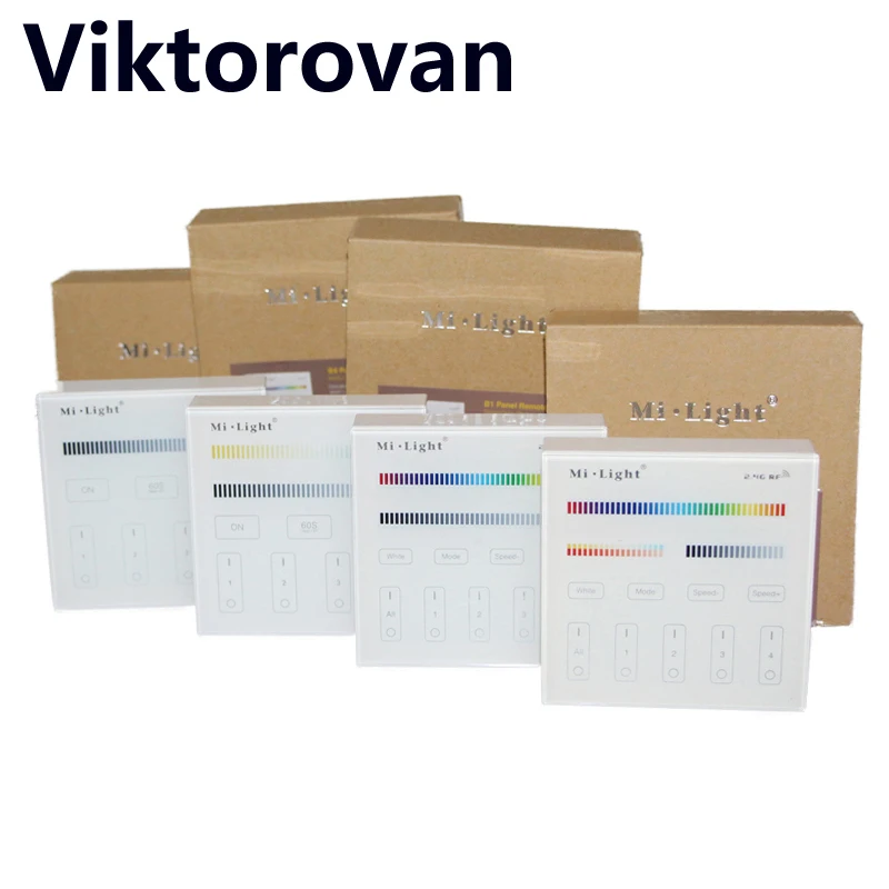 Milight светодиодные smart panel контроллер B1 B2 B3 B4 B8 4 зоны 8 зон беспроводного управления
