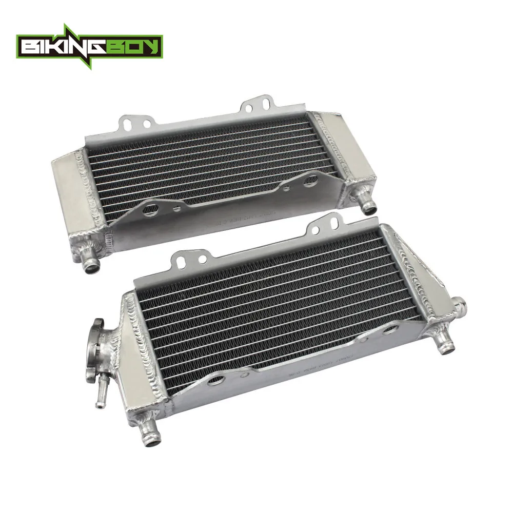 KX250 05-08 Full Set BIKINGBOY MX радиатор охлаждения двигателя для Kawasaki KX 125 250 03-08 07 KDX 200 97-06 98KDX 220 02 03 04 05 KX250 19 кулер для воды - Цвет: KX250 05-08 Full Set