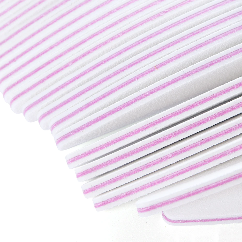 5 шт. пилка для ногтей шлифования профессиональная белая многоразовая губка