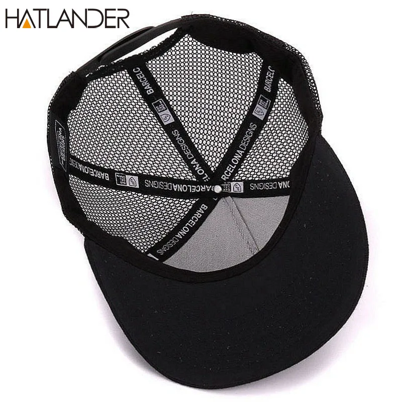 [HATLANDER] Новинка, бейсболка для родителей и детей, для мальчиков и девочек, крутые хип-хоп кепки, Снэпбэк, летние солнцезащитные шапки, сетчатые кепки для водителя грузовика, для мужчин и женщин