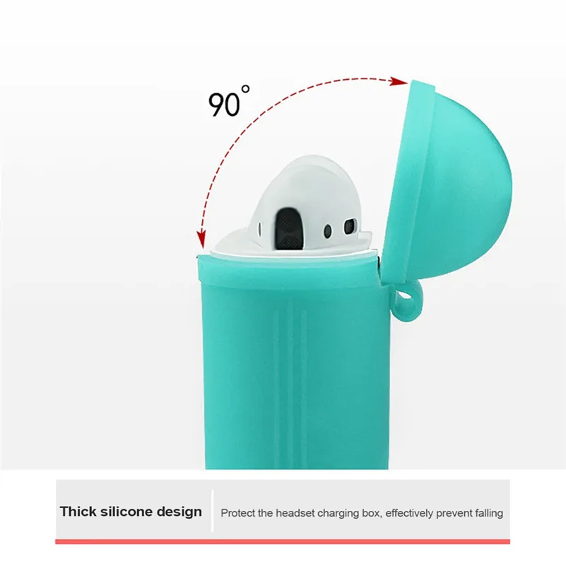 Чехол для наушников Apple AirPods силиконовый чехол беспроводных Bluetooth Air Pods защитный