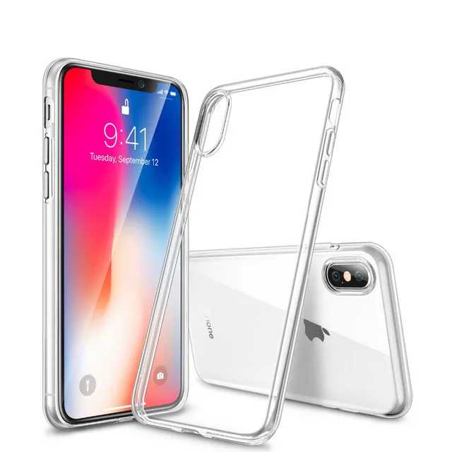Роскошный Ультратонкий Прозрачный мягкий силиконовый чехол из ТПУ для Apple iPhone SE 5