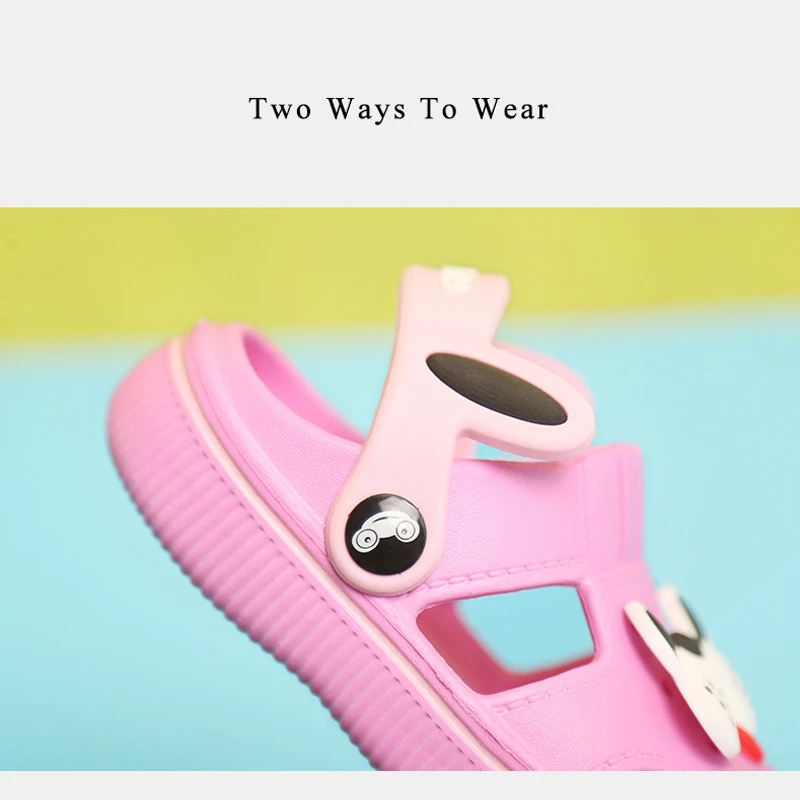 Симпатичные Пляжные шлепанцы детские тапочки сандалии для девочек и малышей