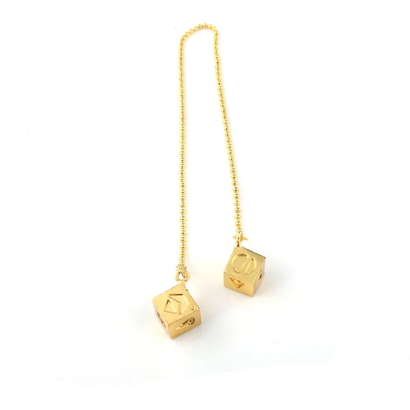 Solo A Star Wars Story Золотой кубик браслет Хан Solo Lucy Dice браслет Подвеска для женщин и мужчин ювелирные изделия Прямая - Окраска металла: N668