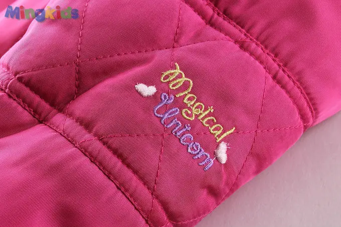 Mingkids младенец девочка комбинезон весна осень лыжная комбинезон открытый хлопка-ватник теплый Snowsuit ветрозащитный искусственного меха экспорта европы комбинезон поддева весна осень с утеплителем софтшел