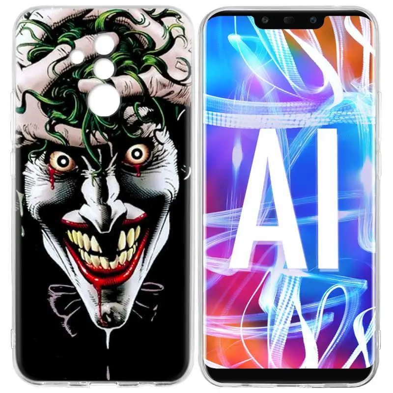 Dc Бэтмен Темный рыцарь Джокер карта Модный мягкий чехол для huawei P30 P20 mate 20 10 Pro P10 P9 lite P Smart+ Plus Z чехол