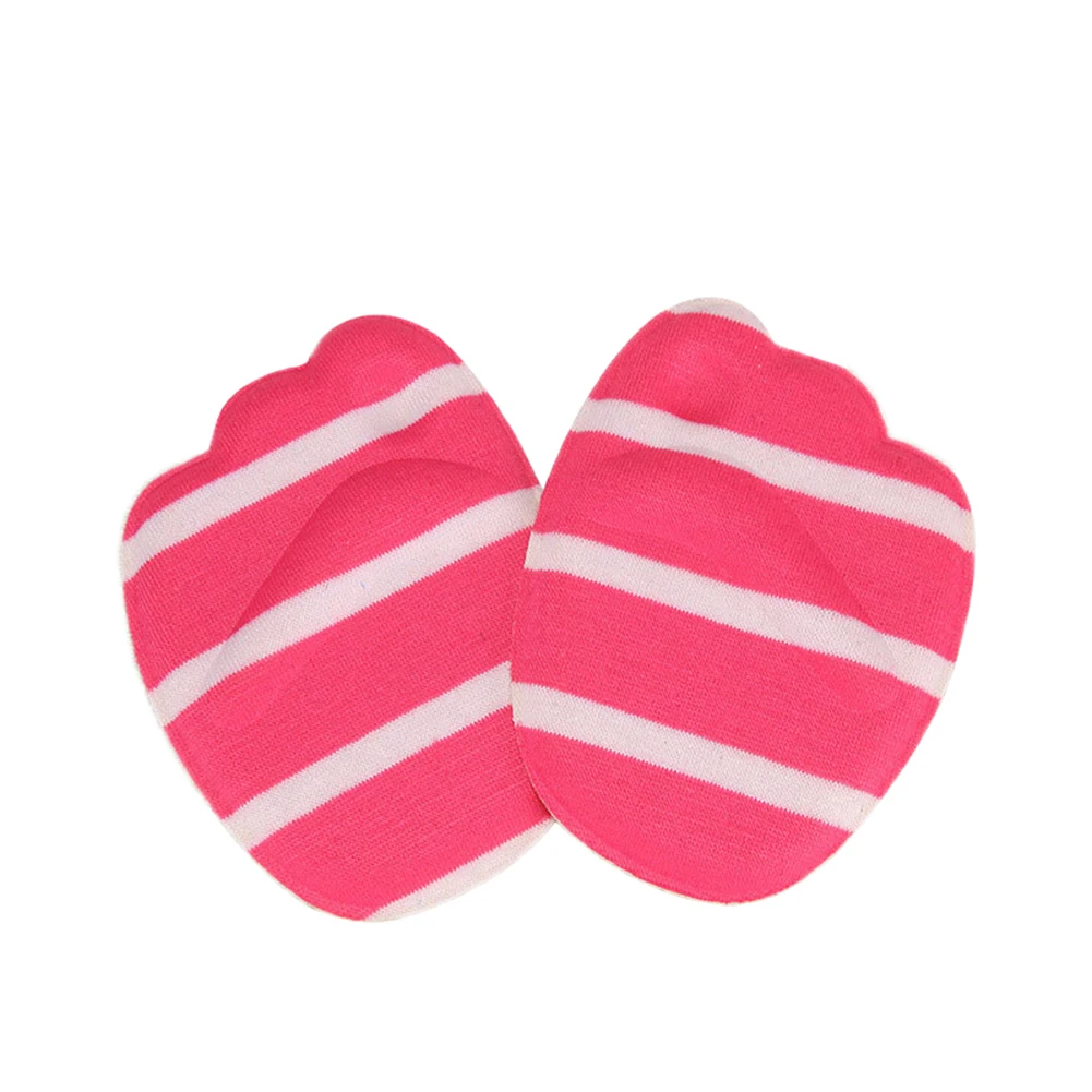 Pink Stripe 5 пар; подошва на высоком каблуке; подушки для ног; нескользящая стелька; дышащая стелька; мягкая вставка; Новинка - Цвет: Pink Stripe