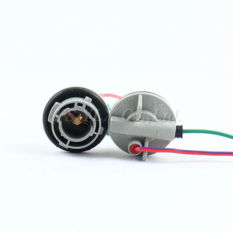 FSYLX 2x1156 7506 P21W BA15S светодиодный разъем для ламп разъемы проводки женский держатель
