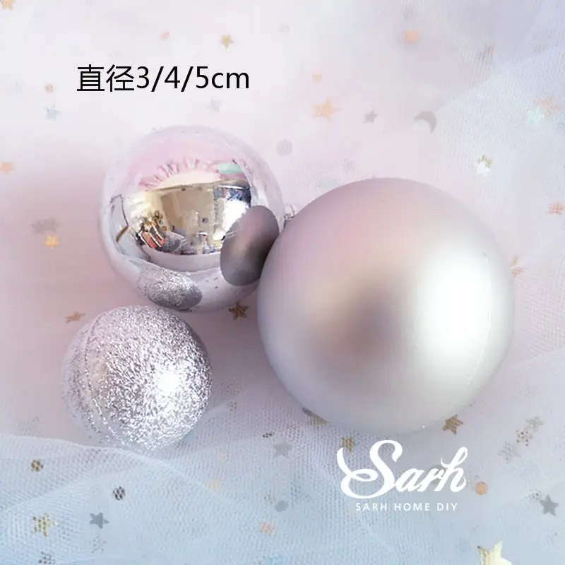 Silver balls set Ins ракета Белое Облако торт Топпер подвеска в виде космонавта и планеты украшения с днем рождения Детские вечерние принадлежности для выпечки прекрасные подарки - Цвет: Silver balls set