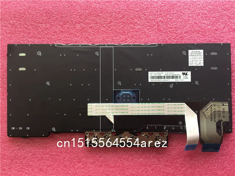 Новая Оригинальная клавиатура для ноутбука Lenovo ThinkPad X280 A285 X390 без подсветки с
