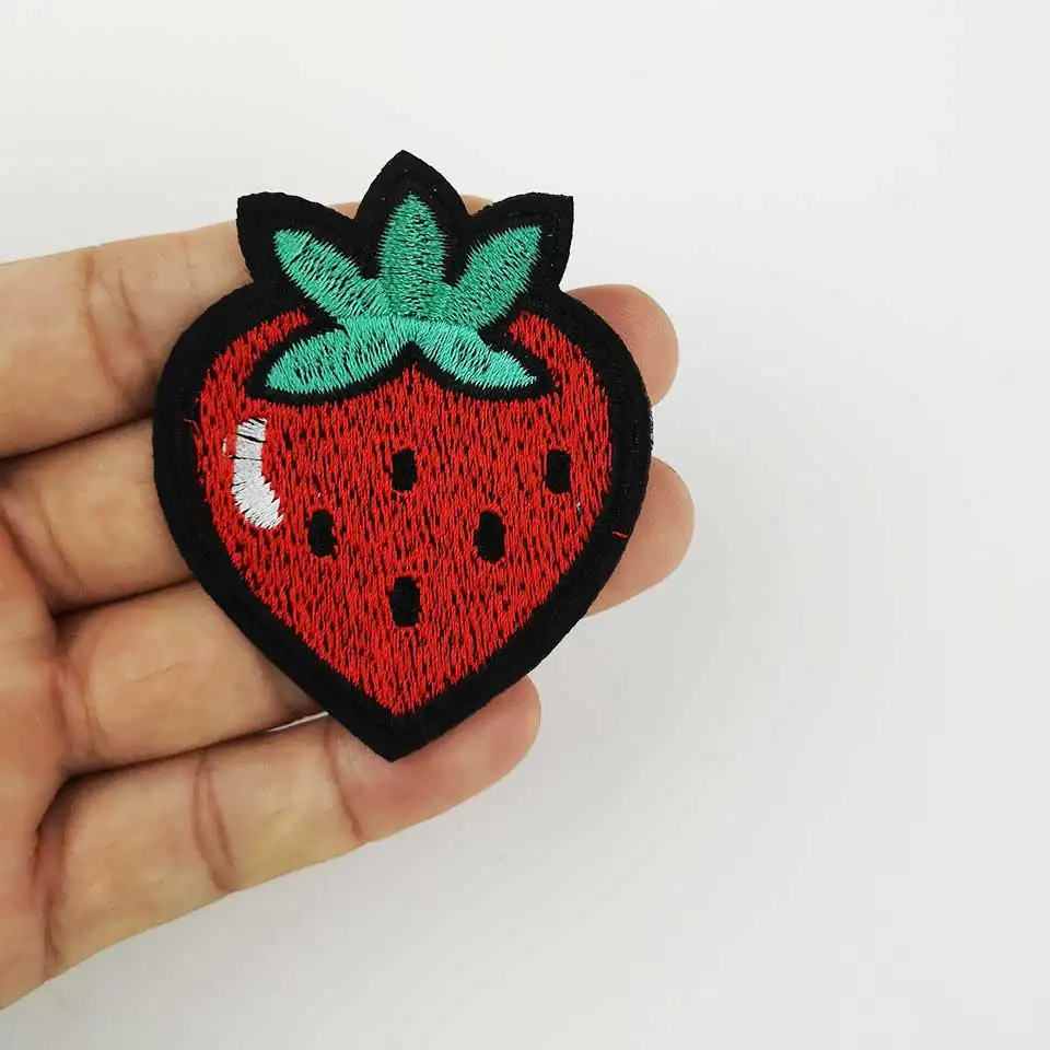 Iron On Embroidery Applique Patches Kids DIY 3D Apple Banana Orange Watermelon Sushi Flower For Clothes Clothing | Дом и сад