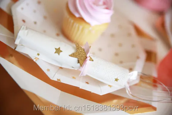 Бесплатная доставка 160 шт белые с металлическим золотом Коктейльные салфетки для