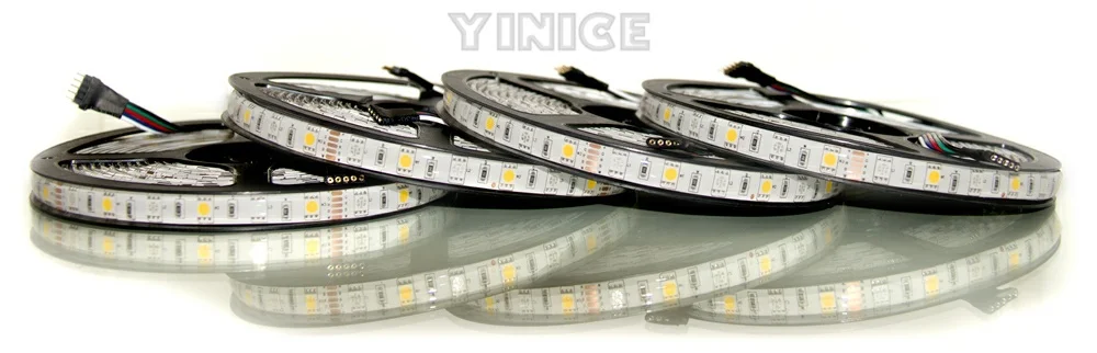 Набор светодиодных лент DC12V SMD 5050 RGB RGBW диодный Водонепроницаемый светодиодный Скотч+ пульт дистанционного управления+ блок питания гибкий светильник 20 м 5 м