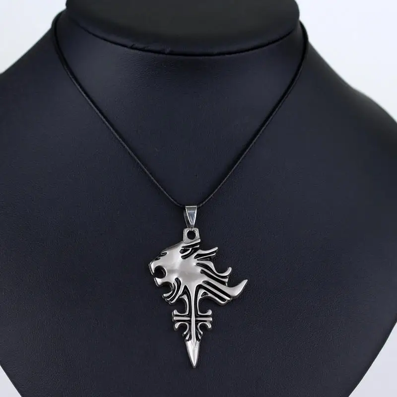 Игра Ювелирные изделия Final Fantasy VII 8 ожерелье сон голова льва Squall Griever кулоны ожерелья для мужчин косплей подарок-30