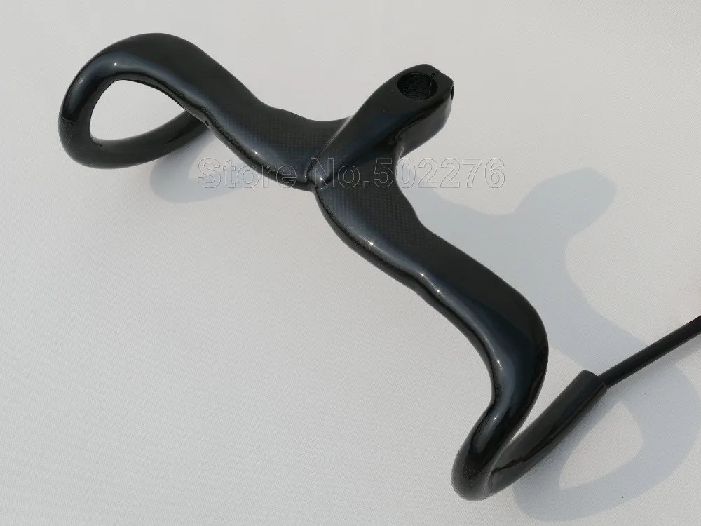 Велосипедный руль-полностью карбоновый глянцевый матовый шоссейный велосипед