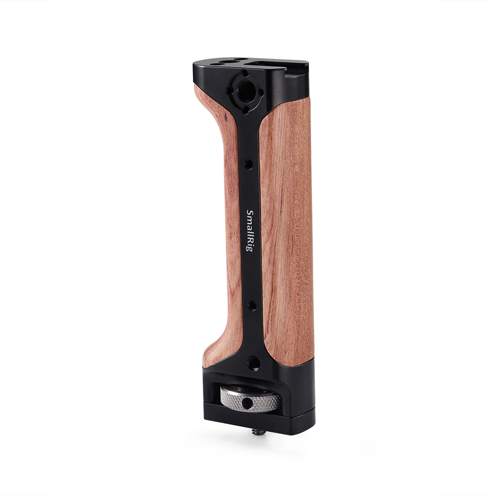 SmallRig деревянная рукоятка для лаборатории Zhiyun WEEBILL и DSLR камеры быстросъемная деревянная ручка с холодным башмаком Arri отверстие для определения местоположения-2276
