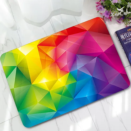 Multicolor Welcom Funny Words Outdoor Doormats Rubber Anti Slip Alfombra Cocina Entry Front Door Mats Tapis De Cuisine | Дом и сад