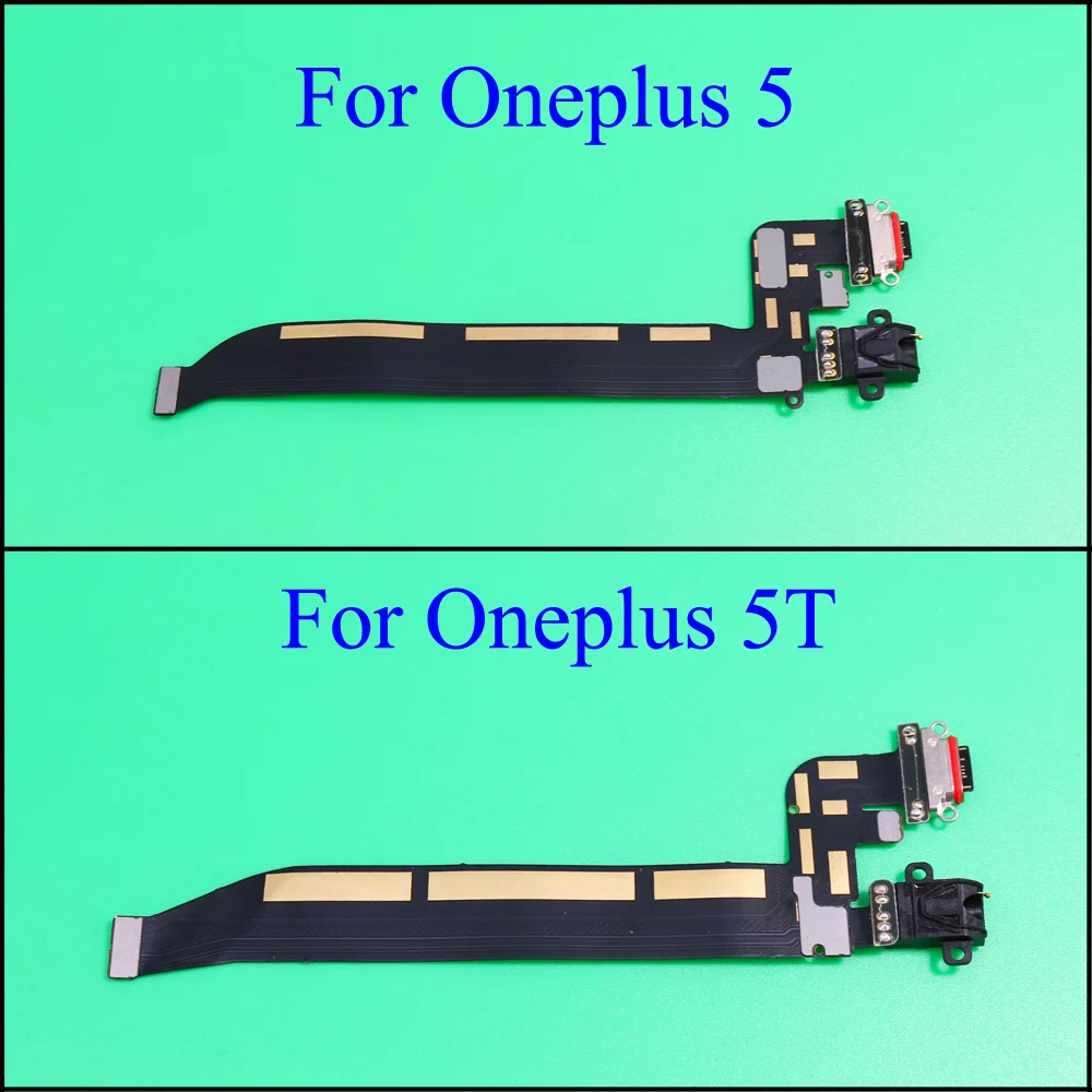 Высококачественный USB разъем YuXi для OnePlus One Plus 5 5T Type C док зарядки гибкий кабель